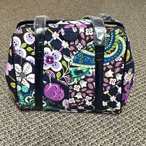 Vera Bradley Frame Satchel Floral Nightingale Purse